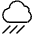 Weather Cloud Rain icon - Free transparent PNG, SVG. No sign up needed.