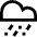 Weather Hail Icon from Sharp Line Set