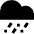 Weather Hail Icon from Sharp Solid Set