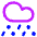 Weather Hail Icon from Core Neon Set