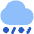 Weather Hail Icon from Plump Flat Set