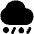 Weather Mix Icon from Plump Solid Set