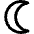 Weather Moon Crescent icon - Free transparent PNG, SVG. No sign up needed.
