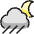 Weather Night Rain Icon from Ultimate Colors Set