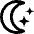 Weather Night Star 1 icon - Free transparent PNG, SVG. No sign up needed.