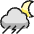 Weather Night Thunder Rain Icon from Ultimate Colors Set