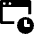 Page Clock Icon from Nova Line Set