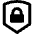 Shield Lock Icon from Nova Line Set