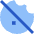 Cookie Settings Off Icon from Sharp Flat Set