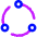 Deployment Workflow Collaboration Icon from Core Neon Set