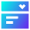 Drop Down List Icon from Sharp Gradient Set