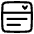 Drop Down List Icon from Plump Line Set