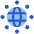 Globe App Network Icon from Plump Flat Set