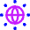 Globe App Network Icon from Core Neon Set