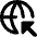 Globe Browser Click Captive Portal Icon from Core Remix Set