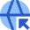Globe Browser Click Captive Portal Icon from Sharp Flat Set