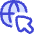 Globe Browser Click Captive Portal Icon from Flex Duo Set