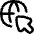Globe Browser Click Captive Portal Icon from Flex Line Set