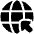 Globe Browser Click Captive Portal Icon from Plump Solid Set