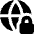 Globe Browser Vpn Lock Icon from Core Solid Set