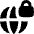 Globe Browser Vpn Lock Icon from Flex Solid Set
