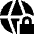 Globe Browser Vpn Lock Icon from Sharp Solid Set