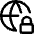 Globe Browser Vpn Lock Icon from Core Line Set