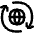 Globe Network Sync Icon from Flex Line Set
