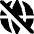 Globe Public Access Off Icon from Core Solid Set