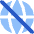 Globe Public Access Off Icon from Core Flat Set