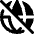 Globe Public Access Off Icon from Core Remix Set