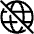 Globe Public Access Off Icon from Plump Line Set