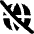 Globe Public Access Off Icon from Flex Solid Set