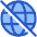 Globe Public Access Off Icon from Plump Duo Set