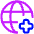 Globe Website Add Icon from Plump Neon Set