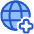 Globe Website Add Icon from Plump Duo Set