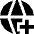 Globe Website Add Icon from Sharp Solid Set