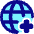 Globe Website Add Icon from Plump Pop Set