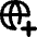 Globe Website Add Icon from Flex Remix Set