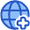 Globe Website Add Icon from Plump Duo Set