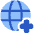 Globe Website Add Icon from Plump Flat Set