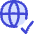 Globe Website Check Icon from Flex Duo Set