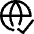 Globe Website Check Icon from Core Line Set