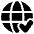 Globe Website Check Icon from Plump Solid Set