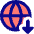 Globe Website Download Icon from Core Pop Set