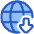 Globe Website Download Icon from Plump Duo Set