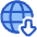 Globe Website Download Icon from Plump Duo Set