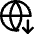Globe Website Download Icon from Core Line Set