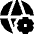 Globe Website Setting 1 Icon from Sharp Solid Set