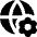 Globe Website Setting 1 Icon from Core Solid Set